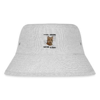 Fox Outdoor Nature Survival Wilderness - Stanley/Stella Recycled Bucket Hat - heather grey - Front