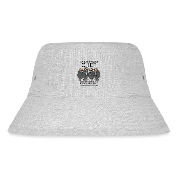 Stolzer Chef unglaublich fleißiges Team Faultiere - Stanley/Stella recycelter Bucket Hat - Grau meliert - Vorne