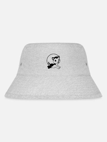 DOG CAT PET - Stanley/Stella Recycled Bucket Hat - heather grey