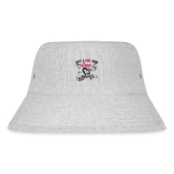 Schlangenbesitzer Schlangenliebhaber Schlange Frau - Stanley/Stella recycelter Bucket Hat - Grau meliert - Vorne
