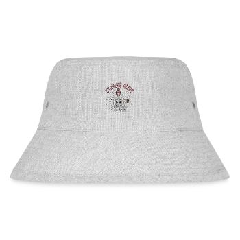 Staying Alive, Staying Alive Skeleton Drink Coffee - Stanley/Stella Recycled Bucket Hat - heather grey - Front