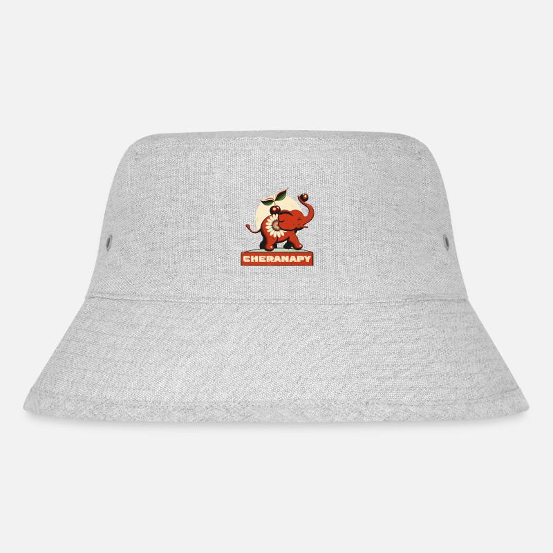 Cheranapy Cherry-Fant - Stanley/Stella recycelter Bucket Hat - Grau meliert