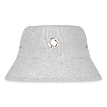Baseball St Patricks Day, Leaf Clover, shamrock - Stanley/Stella Recycled Bucket Hat - heather grey - Front