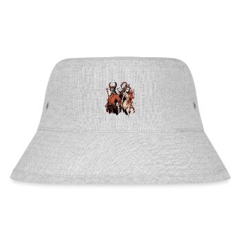 The Devil and the Witch - Stanley/Stella Recycled Bucket Hat - heather grey - Front