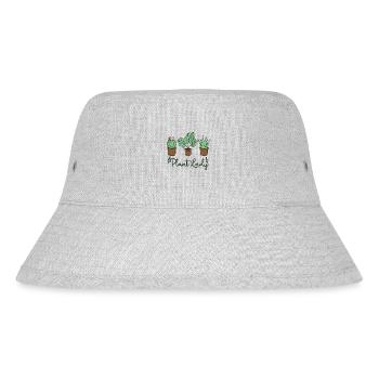 Plant Lady, Plant Lady, Gartenarbeit, Pflanzenmutter - Stanley/Stella recycelter Bucket Hat - Grau meliert - Vorne