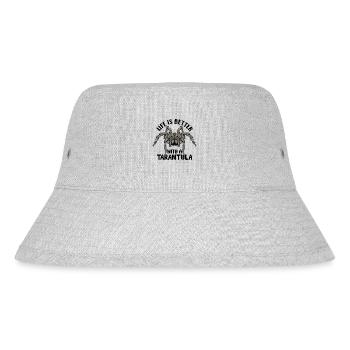 Vogelspinne Spinnen Haustier Vogelspinnen Sammler - Stanley/Stella recycelter Bucket Hat - Grau meliert - Vorne