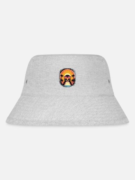 dance christmas little penguin dabbing adorable - Stanley/Stella recycelter Bucket Hat - Grau meliert