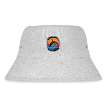 sea joke present birthday present idea - Stanley/Stella recycelter Bucket Hat - Grau meliert - Vorne
