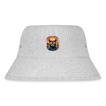 animals cool cute pet lover sayings valentines day - Stanley/Stella Recycled Bucket Hat - heather grey - Front