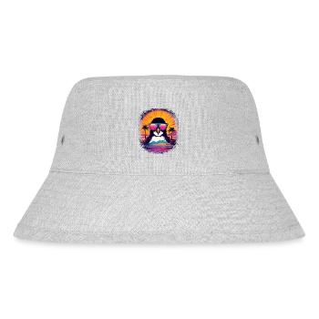 dance joke winter animated film present short - Stanley/Stella Recycled Bucket Hat - heather grey - Front