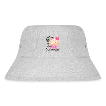 Une fille qui adore les cupcakes cadeau pâtissière - Bob recyclé Stanley/Stella - gris chiné - Devant