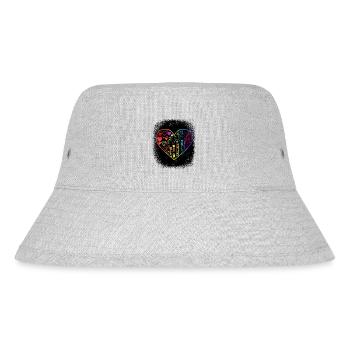 Geek Boys Jokes Funny Gender LGBTQ LGBTQI and - Stanley/Stella Recycled Bucket Hat - heather grey - Front