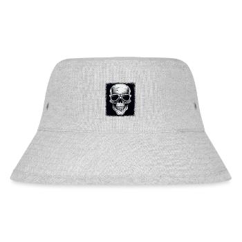 Dinosaur Skeleton Tshirts Gift - Stanley/Stella Recycled Bucket Hat - heather grey - Front