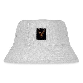 adorable reindeer winter funny quote gift idea - Stanley/Stella recycelter Bucket Hat - Grau meliert - Vorne