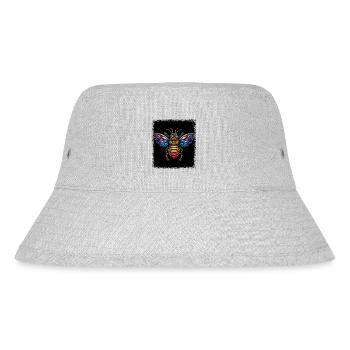 funny sayings hippie festival counterculture funny - Stanley/Stella Recycled Bucket Hat - heather grey - Front