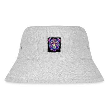 bday dove of peace hippie festival - Stanley/Stella recycelter Bucket Hat - Grau meliert - Vorne