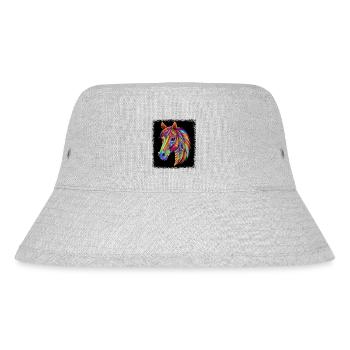Dead Cool Bday Spooky Funny Jokes Human Skeleton - Stanley/Stella Recycled Bucket Hat - heather grey - Front