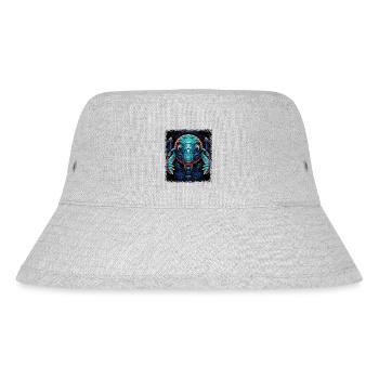 tortoises animal wave animal protection gift - Stanley/Stella Recycled Bucket Hat - heather grey - Front