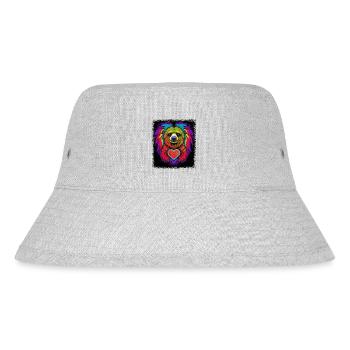 joke chypystrie students cool sloth clothing funny - Stanley/Stella recycelter Bucket Hat - Grau meliert - Vorne