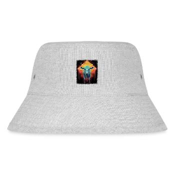 present idea sayings cheese blowjob queen - Stanley/Stella recycelter Bucket Hat - Grau meliert - Vorne