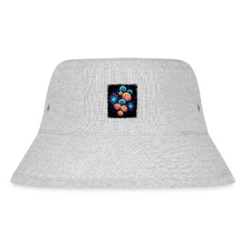 peace movement bday birthday present idea - Stanley/Stella Recycled Bucket Hat - heather grey - Front