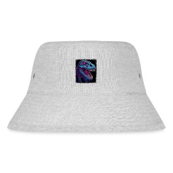 bday cute dinosaur costume t agriculture quote - Stanley/Stella Recycled Bucket Hat - heather grey - Front
