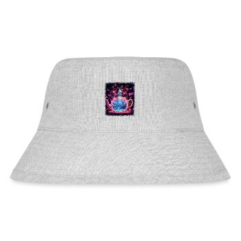 Awesome Jokes Gift Global Peace Green Present Cool - Stanley/Stella Recycled Bucket Hat - heather grey - Front