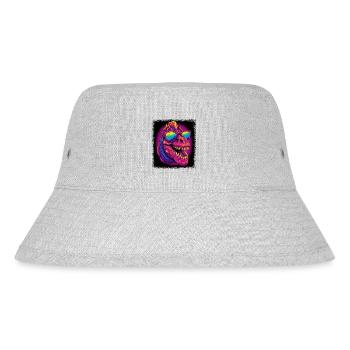 cool christmas birthday gift birthday present idea - Stanley/Stella recycelter Bucket Hat - Grau meliert - Vorne