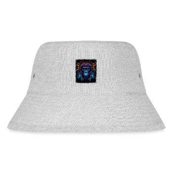 gift idea love counterculture gift present idea - Stanley/Stella recycelter Bucket Hat - Grau meliert - Vorne