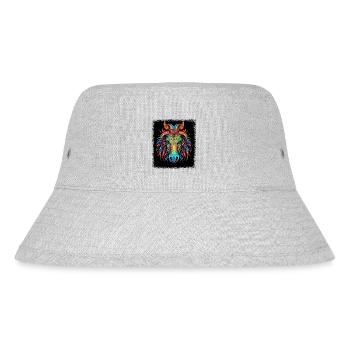 Sayings Friesian Thelwell Jokes Happy - Stanley/Stella Recycled Bucket Hat - heather grey - Front