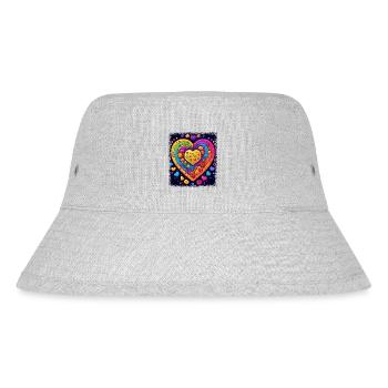 chef hoodies and sweatshirts present browser - Stanley/Stella recycelter Bucket Hat - Grau meliert - Vorne
