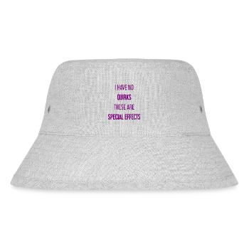 Keine Macken, nur Special Effects! - Stanley/Stella recycelter Bucket Hat - Grau meliert - Vorne