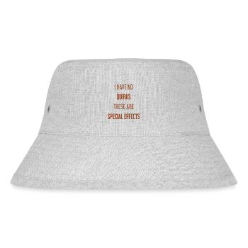 Keine Macken, nur Special Effects! - Stanley/Stella recycelter Bucket Hat - Grau meliert - Vorne