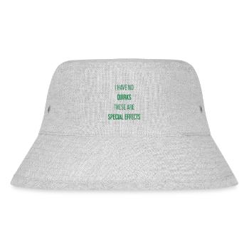 No quirks, just special effects! - Stanley/Stella Recycled Bucket Hat - heather grey - Front