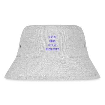 Keine Macken, nur Special Effects! - Stanley/Stella recycelter Bucket Hat - Grau meliert - Vorne