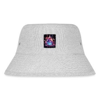 animal asian balls funny humor gift present idea - Stanley/Stella Recycled Bucket Hat - heather grey - Front