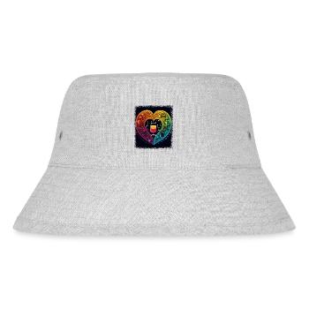 pansexual activism 60th birthday womens rights - Stanley/Stella recycelter Bucket Hat - Grau meliert - Vorne