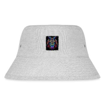 present present idea horseriding statement - Stanley/Stella Recycled Bucket Hat - heather grey - Front