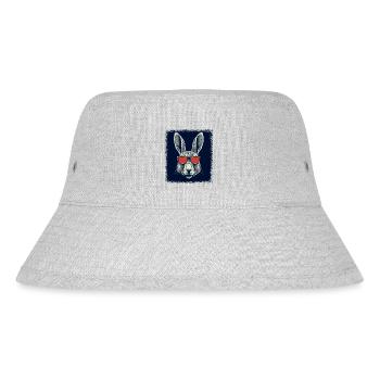 Squirrel Animal Shelter Happy Awesome - Stanley/Stella Recycled Bucket Hat - heather grey - Front