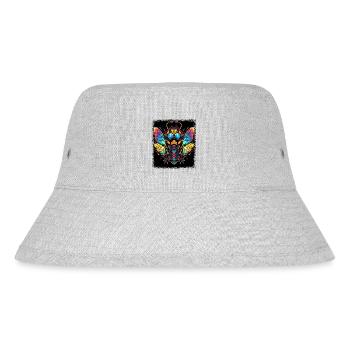 Bee Honey Beekeeper Animal Welfare Bee Breeder - Stanley/Stella Recycled Bucket Hat - heather grey - Front