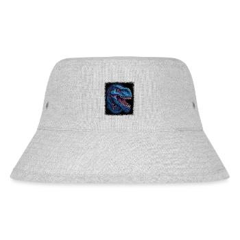 t-rex children childrens birthday joke animal - Stanley/Stella recycelter Bucket Hat - Grau meliert - Vorne