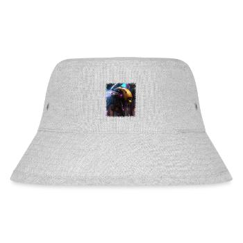 honeybee bday bee happy birthday beehive sayings - Stanley/Stella Recycled Bucket Hat - heather grey - Front