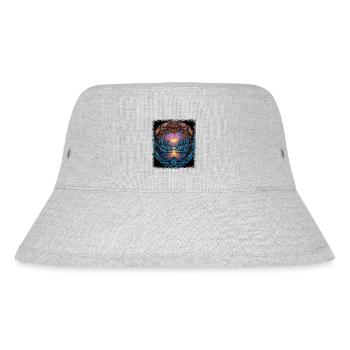 sayings panda bear koala birthday present grumbler - Stanley/Stella recycelter Bucket Hat - Grau meliert - Vorne