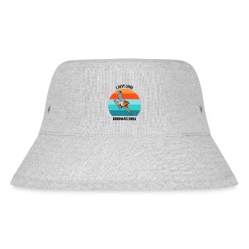 Bird Watching Bird Watching Birding Bird - Stanley/Stella Recycled Bucket Hat - heather grey - Front
