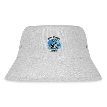 Aquarium Aquarianer Fische Zierfische Aquaristik - Stanley/Stella recycelter Bucket Hat - Grau meliert - Vorne