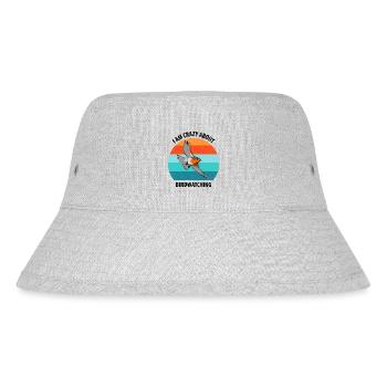Bird Watching Bird Watching Birding Bird - Stanley/Stella Recycled Bucket Hat - heather grey - Front