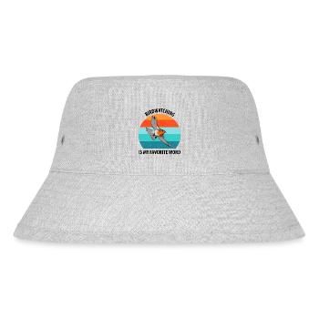 Bird Watching Bird Watching Birding Bird - Stanley/Stella Recycled Bucket Hat - heather grey - Front