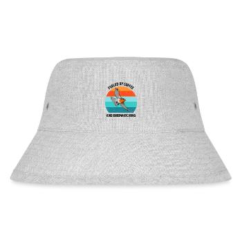 Bird Watching Bird Watching Birding Bird - Stanley/Stella Recycled Bucket Hat - heather grey - Front