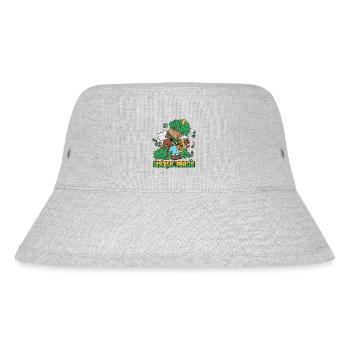 420 World Peace Sax - Stanley/Stella Recycled Bucket Hat - heather grey - Front