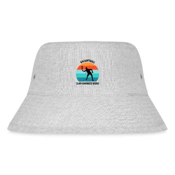 Racqueetball - Stanley/Stella Recycled Bucket Hat - heather grey - Front